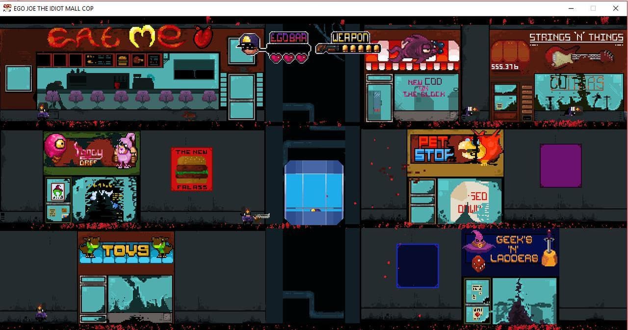 EGO JOE THE IDIOT MALL COP screenshot 3