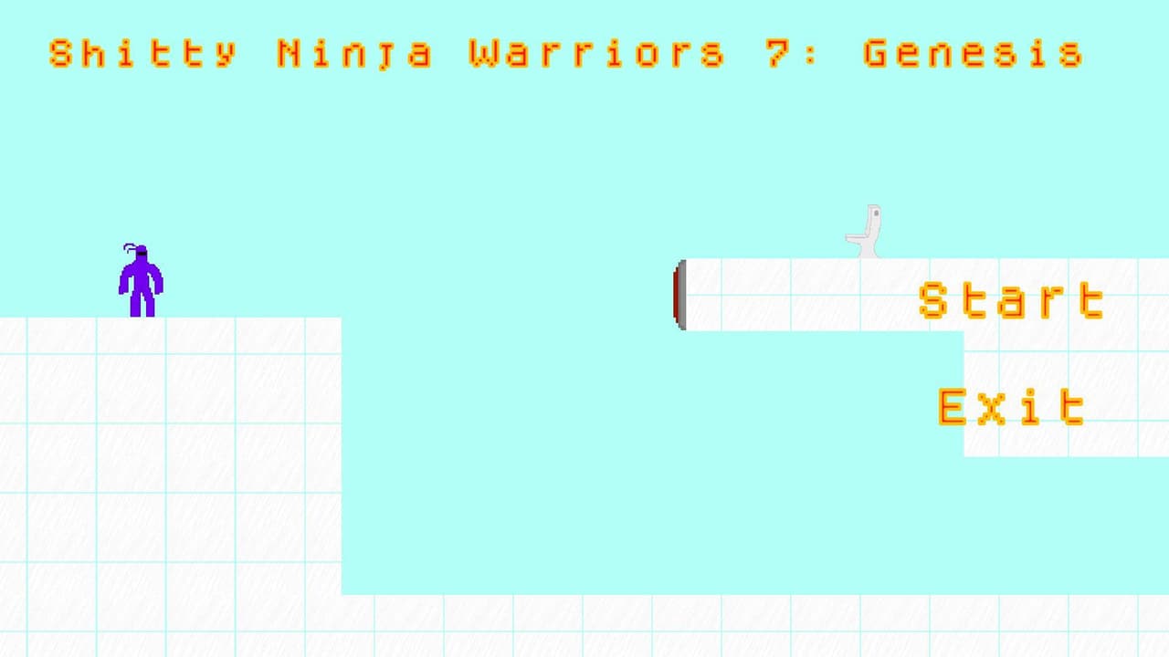 Shitty Ninja Warriors 7: Genesis (GMTK Game Jam 2022) screenshot 3