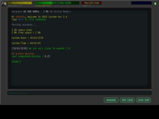 Hacker Online RPG screenshot 2