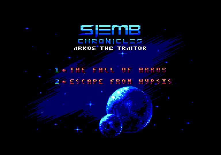 Siemb Chronicles: Arkos the traitor (Amstrad CPC) screenshot 3