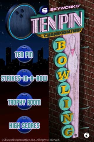 Ten Pin Championship Bowling screenshot 2