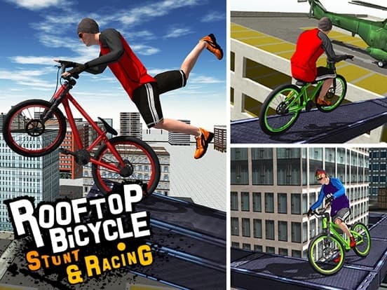 Rooftop bicycle simulator 2019 screenshot 2