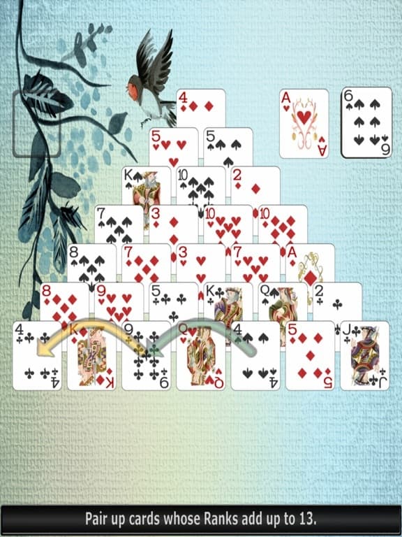Pyramid Solitaire for iPad. screenshot 2