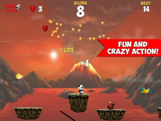 Panda Mania Jumper - Jump the Bamboo Game screenshot 5