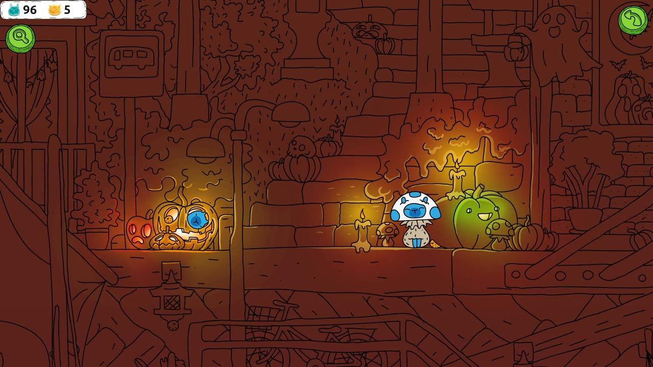 Hidden Capybaras with Orange and Pumpkins: Spooky Halloween Edition screenshot 2
