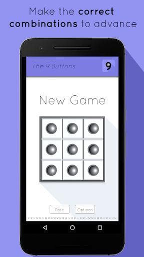 9 Buttons - Logic Puzzle screenshot 2