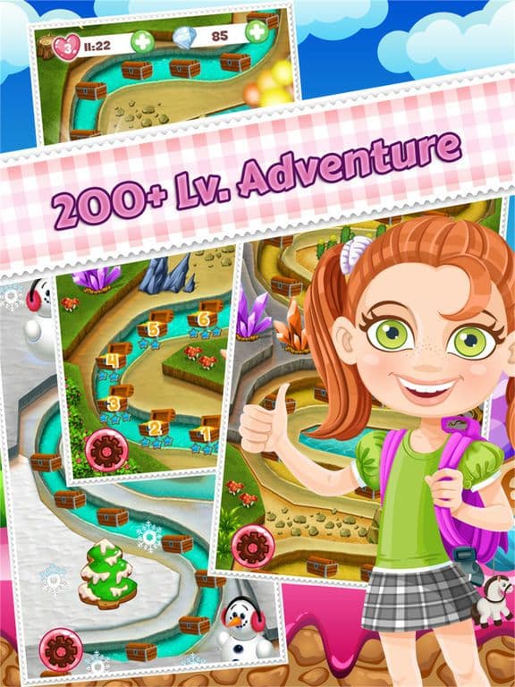 Sweet Sugar Ball Fruit Juice Splash screenshot 3