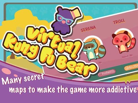 Virtual Kung Fu Bear :Preschool Puzzles Beggar Ball Game