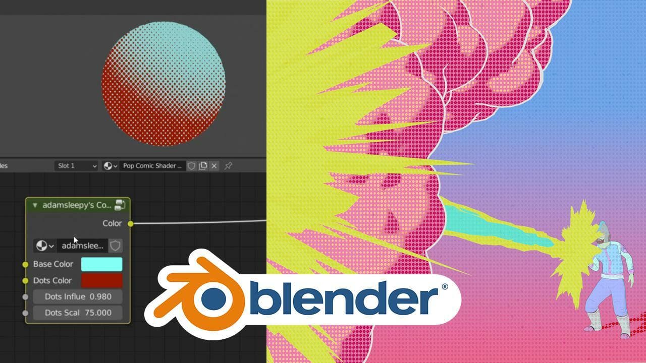 Pop Comic Shader Tutorial Series Part 1: Comic Dots Shader - Project File