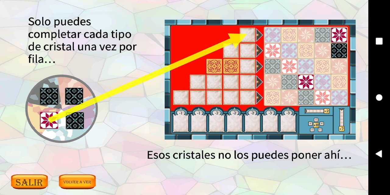 Cristales Juego de Mesa screenshot 3