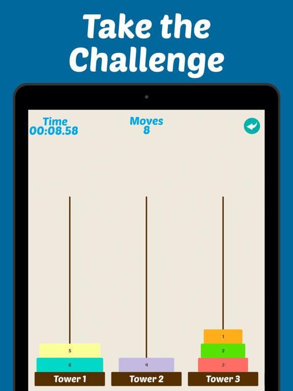 Hanoi Tower Challenge screenshot 2