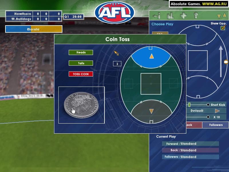 Kevin Sheedys AFL Coach 2002 screenshot 6