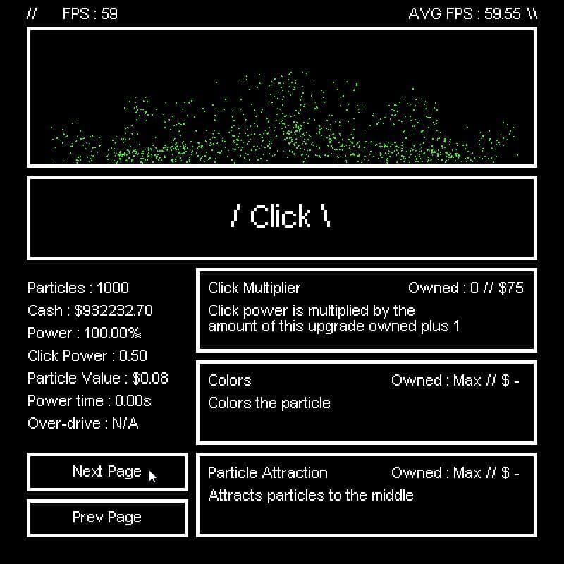 Idle Particle Simulator screenshot 2