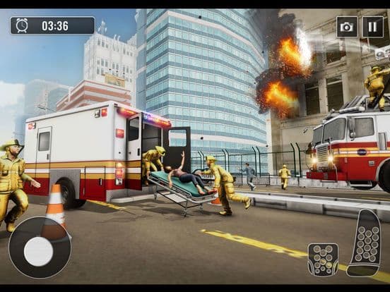 Fire Truck Driving Simulator screenshot 3
