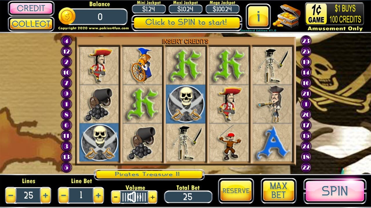 Pirates Treasure II screenshot 2