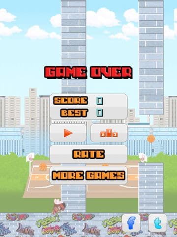 Floppy King James in: Basket-ball Chase and Impossible Hoop Bouncing screenshot 4