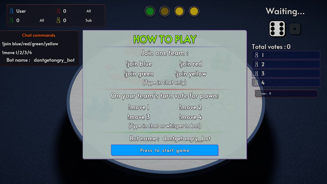 Dont get Angry TwichChat - Twich integrated game screenshot 3