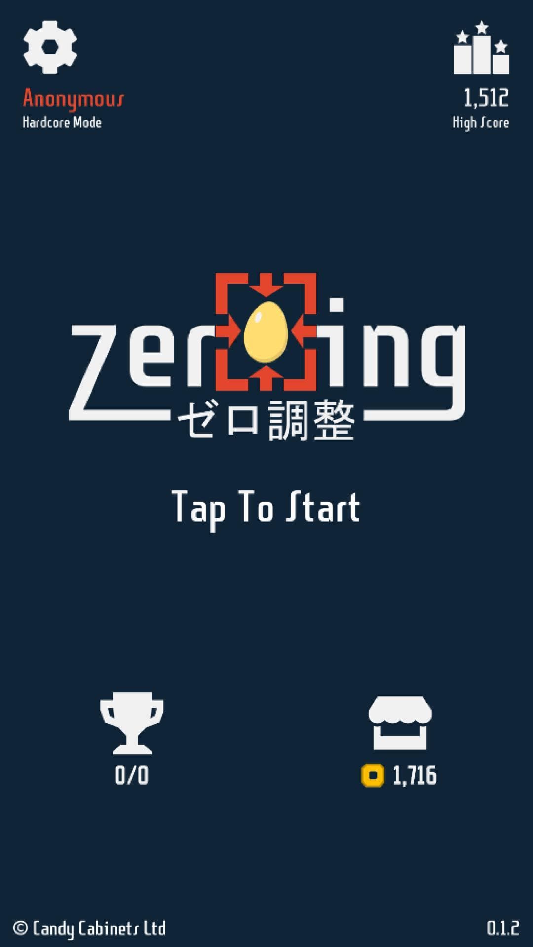 Zeroing screenshot 2