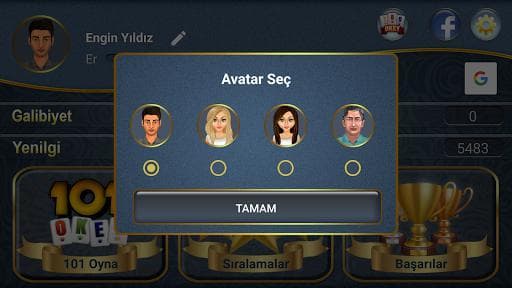 101 Okey - İnternetsiz