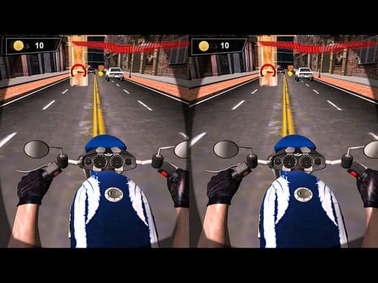 VR Crazy Traffic Bike Racer screenshot 5