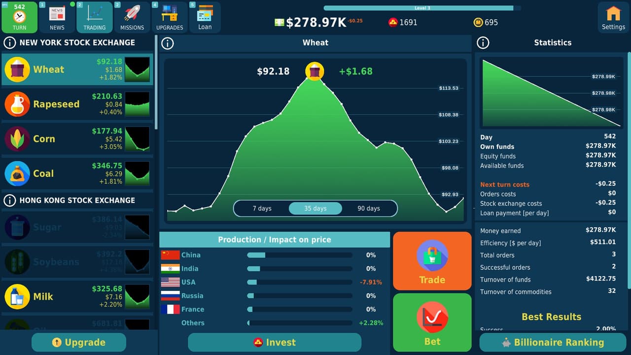 Stock Exchange Game screenshot 4