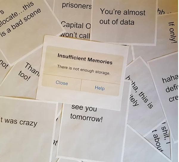 Insufficient Memories