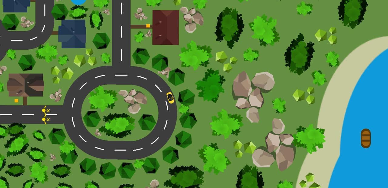 Delivery Driving Simulator 2D screenshot 2