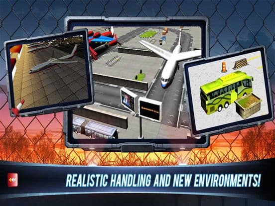 Airport Bus Simulator 3D. Real Bus Driving & Parking For kids screenshot 2
