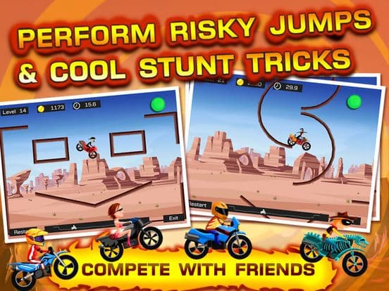 Top Bike Lite-Motorcycle Stunt screenshot 5