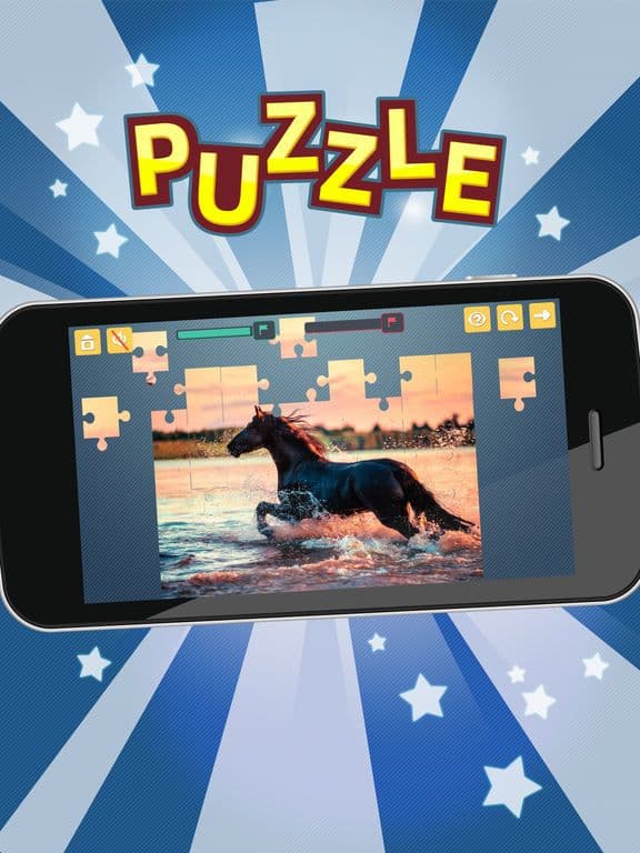 Horses jigsaw puzzles for adults. Premium screenshot 6