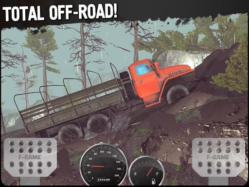 Off-Road Travel: 4wd SUVs ride to hill