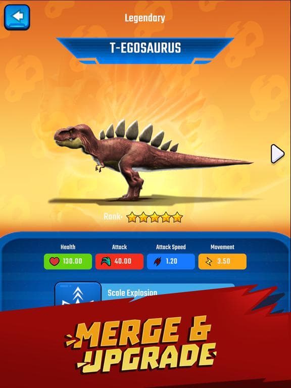 Jurassic Warfare: Dino Battle screenshot 4