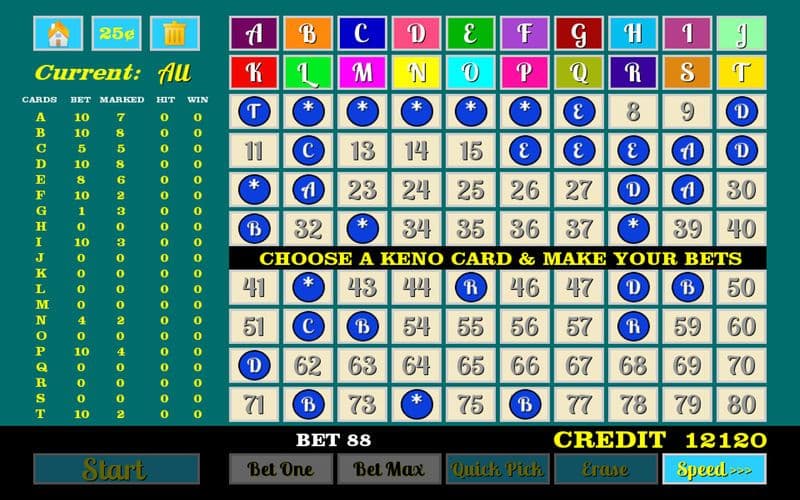 Multi Card Keno screenshot 4