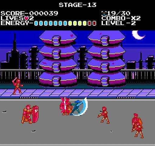 Guy Slashing Stuff In the Future screenshot 2