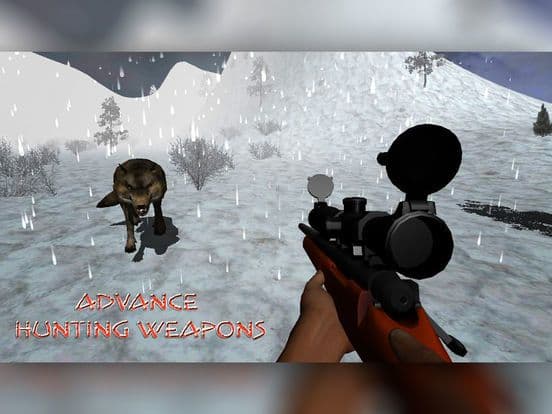 Wild Wolf Snow Hunting: Safari Shooting