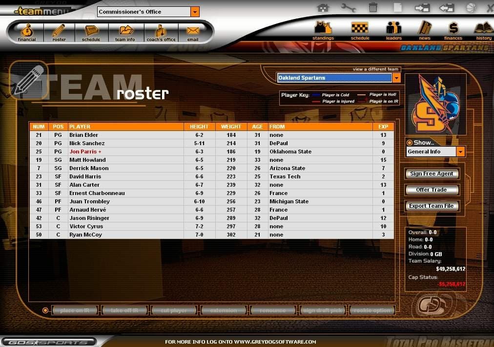 Total Pro Basketball 2005 screenshot 4