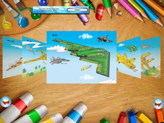 Military Aircraft - Coloring Game screenshot 4
