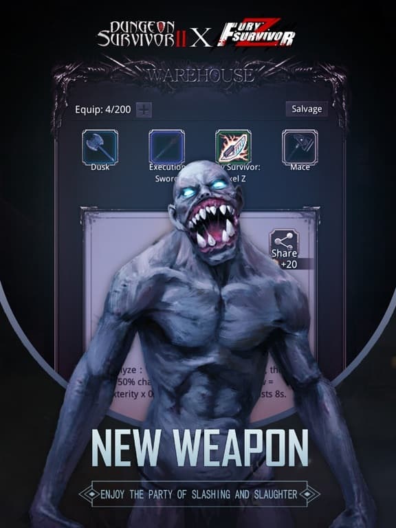 Dungeon Survivor II: Dark Tide screenshot 3