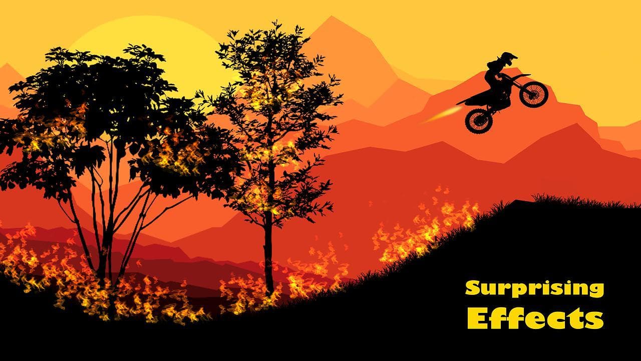 Sunset Bike Racer - 2D Motocross Racing screenshot 5