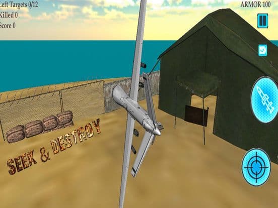 Army Drone striker: target undetected terrorist screenshot 4