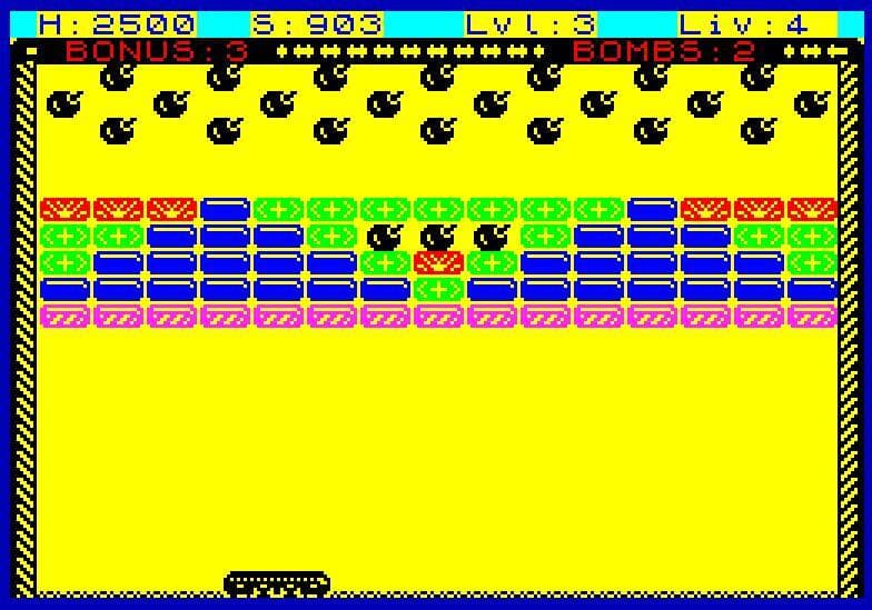 Brickz! (DEMO) ZX Spectrum Next screenshot 5