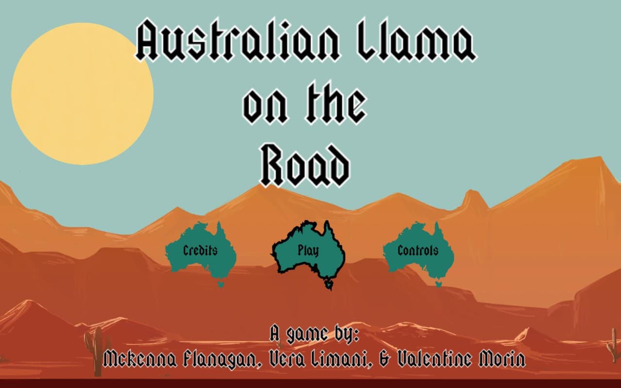 Australian Llama On the Road screenshot 2
