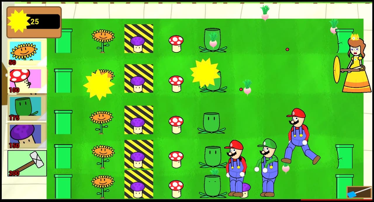 Plants vs Marios