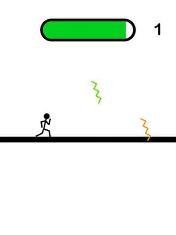 Crazy ZigZag Runner - Stickman Better Watch Out for Flying Zig Zag Okay? screenshot 2