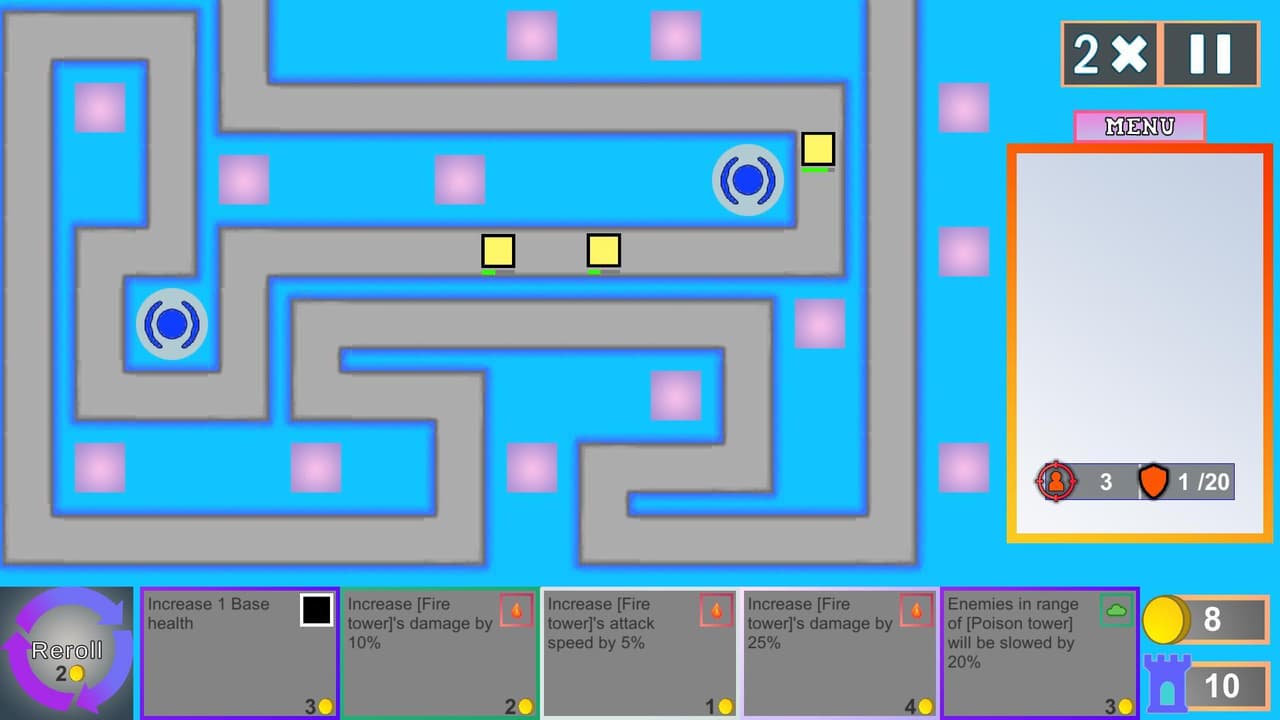 Block Defense (bushmario) screenshot 3