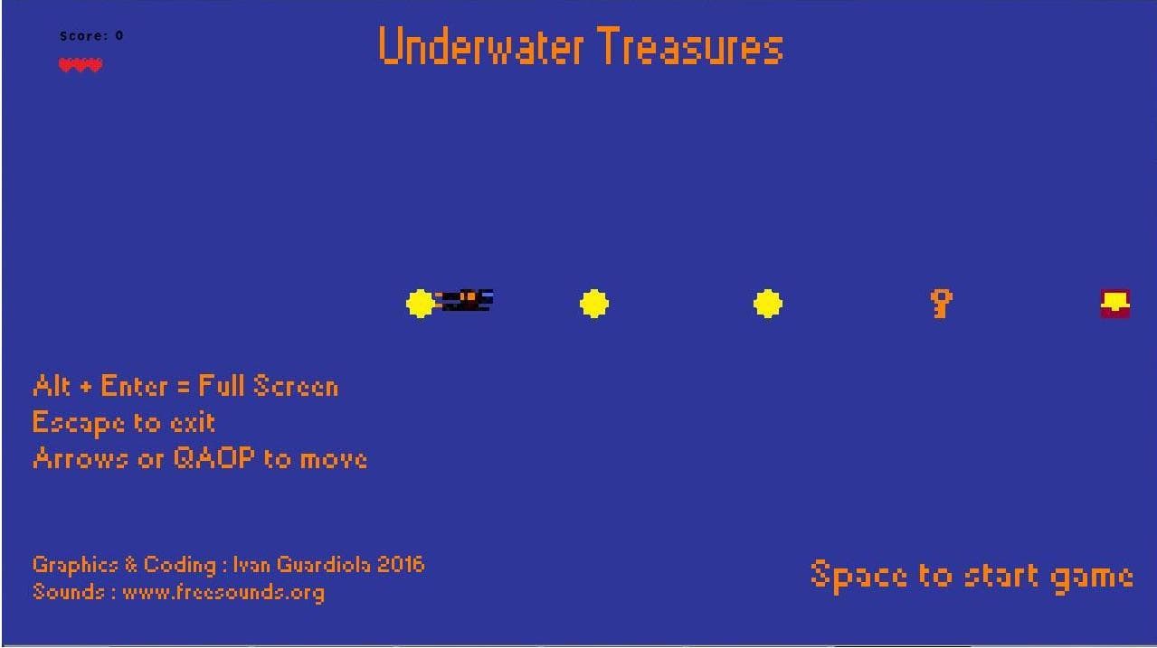 Underwater Treasures screenshot 2