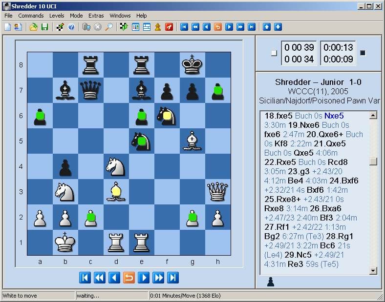 Shredder 10 UCI screenshot 3