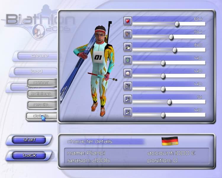 Biathlon 2006: Go for Gold screenshot 3