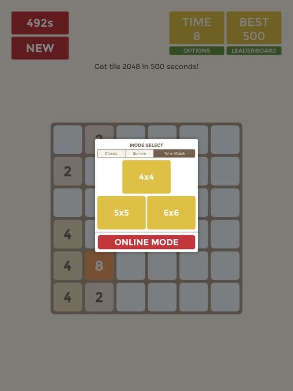 2048 4x4 5x5 6x6 - Classic & Plus screenshot 2