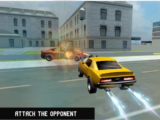 Flying Futuristic Car Battle screenshot 5